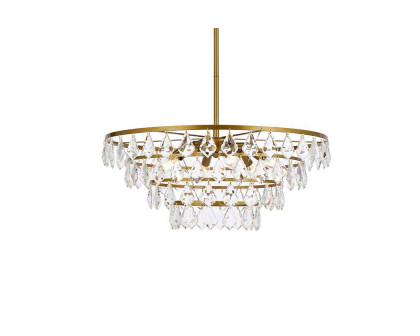 Elegant Pendant Light - Brass, L 24" (1101D24BR)