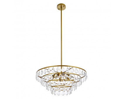 Elegant Pendant Light - Brass, L 24" (1101D24BR)