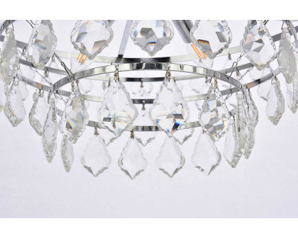 Elegant Pendant Light - Chrome, L 24" (1101D24C)