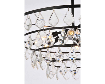 Elegant Pendant Light - Black, L 28" (1101D28BK)