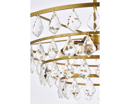 Elegant Pendant Light - Brass, L 28" (1101D28BR)