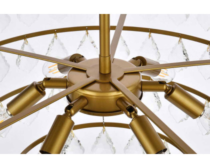 Elegant Pendant Light - Brass, L 28" (1101D28BR)