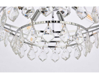 Elegant Pendant Light - Chrome, L 28" (1101D28C)