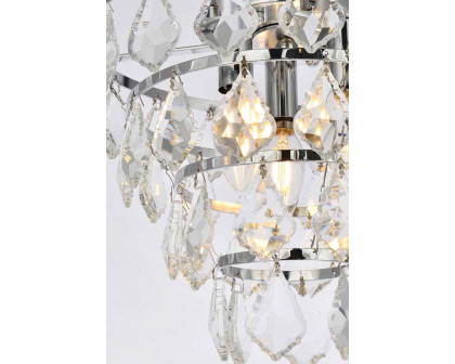 Elegant Flush Mount Light - Chrome, L 12" (1101F12C)