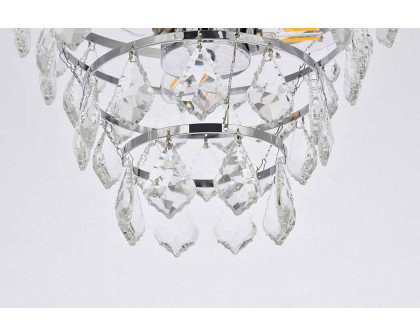 Elegant Flush Mount Light - Chrome, L 16" (1101F16C)