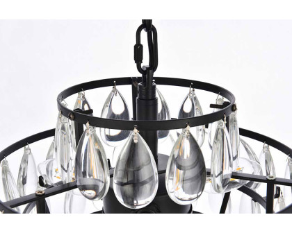 Elegant Pendant Light - Black, L 12" (1102D12BK)