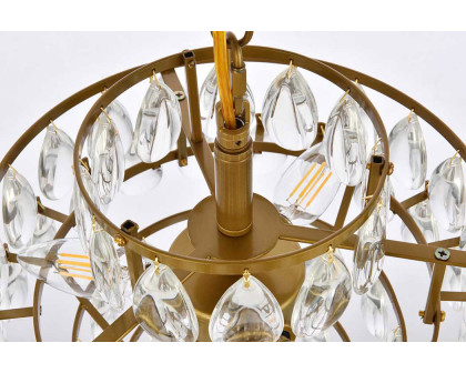 Elegant Pendant Light - Brass, L 12" (1102D12BR)