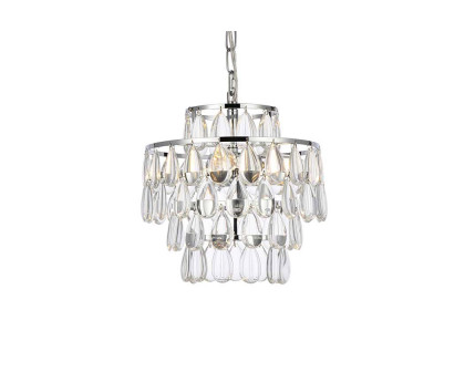 Elegant Pendant Light - Chrome, L 12" (1102D12C)