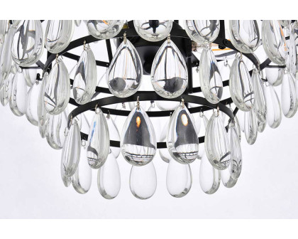 Elegant Pendant Light - Black, L 14" (1102D14BK)