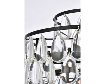 Elegant Pendant Light - Black, L 14" (1102D14BK)