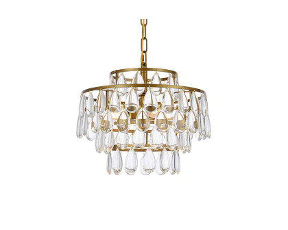 Elegant Pendant Light - Brass, L 14" (1102D14BR)