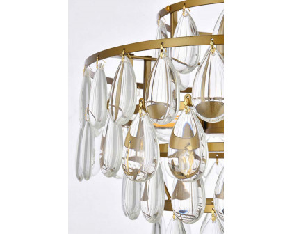 Elegant Pendant Light - Brass, L 14" (1102D14BR)