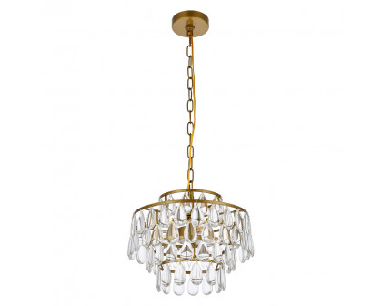 Elegant Pendant Light - Brass, L 14" (1102D14BR)