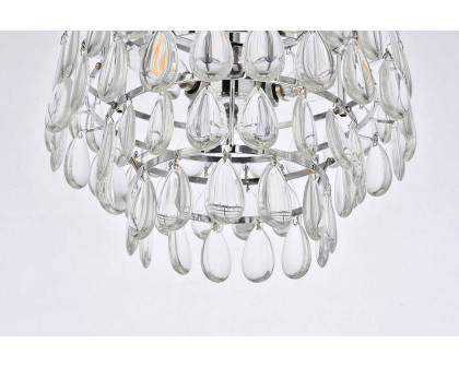 Elegant Pendant Light - Chrome, L 14" (1102D14C)