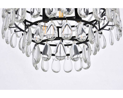 Elegant Pendant Light - Black, L 16" (1102D16BK)