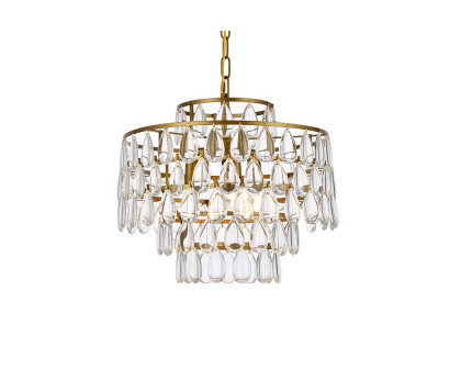 Elegant Pendant Light - Brass, L 16" (1102D16BR)