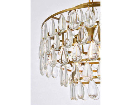 Elegant Pendant Light - Brass, L 16" (1102D16BR)