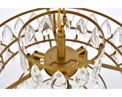 Elegant Pendant Light - Brass, L 16" (1102D16BR)