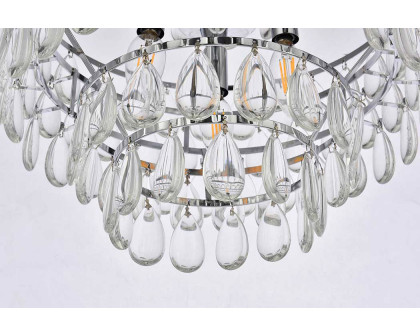 Elegant Pendant Light - Chrome, L 16" (1102D16C)