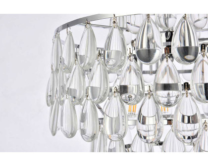 Elegant Pendant Light - Chrome, L 16" (1102D16C)