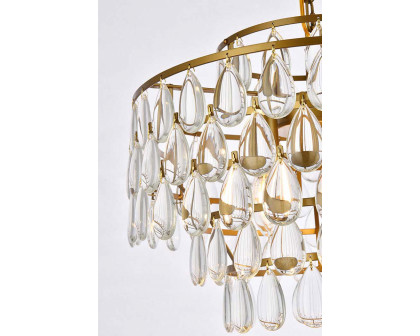 Elegant Pendant Light - Brass, L 18" (1102D18BR)