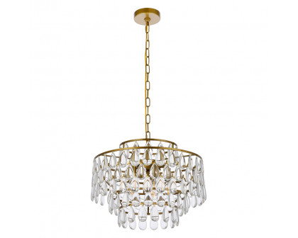 Elegant Pendant Light - Brass, L 18" (1102D18BR)