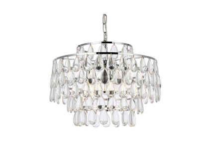 Elegant Pendant Light - Chrome, L 18" (1102D18C)