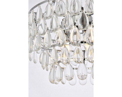 Elegant Pendant Light - Chrome, L 18" (1102D18C)