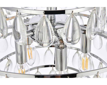 Elegant Pendant Light - Chrome, L 18" (1102D18C)