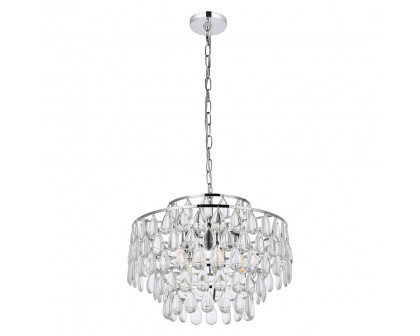 Elegant Pendant Light - Chrome, L 18" (1102D18C)