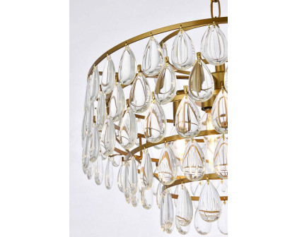 Elegant Pendant Light - Brass, L 20" (1102D20BR)