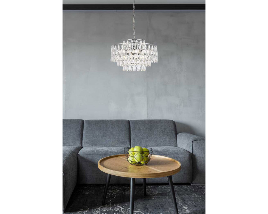 Elegant Pendant Light - Chrome, L 20" (1102D20C)