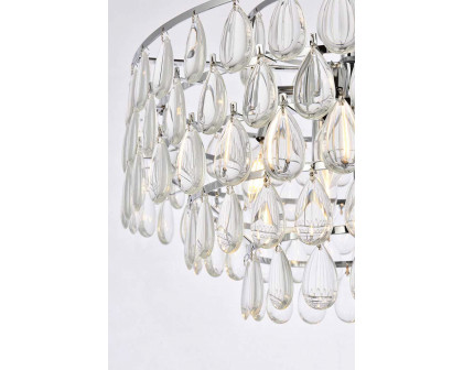 Elegant Pendant Light - Chrome, L 20" (1102D20C)