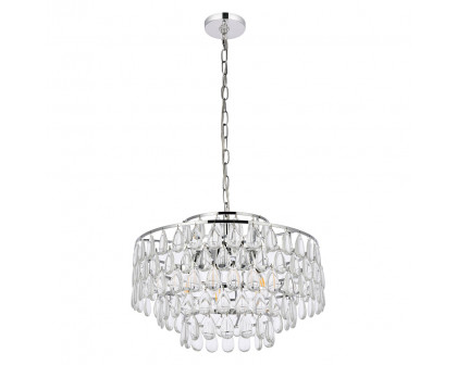 Elegant Pendant Light - Chrome, L 20" (1102D20C)