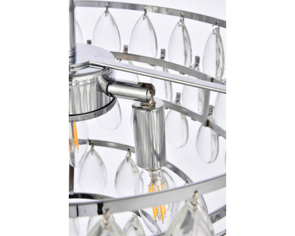 Elegant Flush Mount Light - Chrome, L 16" (1103F16C)