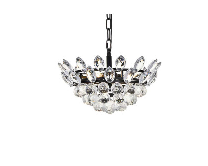 Elegant Pendant Light - Black, L 14" (1104D14BK)