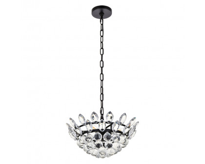 Elegant Pendant Light - Black, L 14" (1104D14BK)