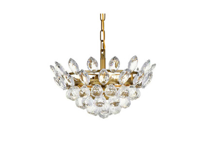 Elegant Pendant Light - Brass, L 14" (1104D14BR)