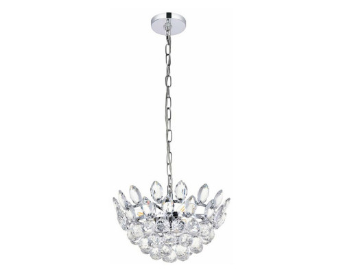 Elegant Pendant Light - Chrome, L 14" (1104D14C)