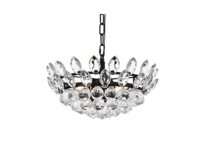 Elegant Pendant Light - Black, L 16" (1104D16BK)