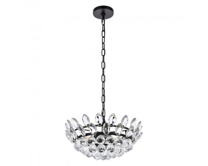 Elegant Pendant Light - Black, L 16" (1104D16BK)