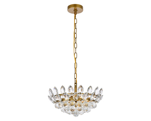 Elegant Pendant Light - Brass, L 16" (1104D16BR)