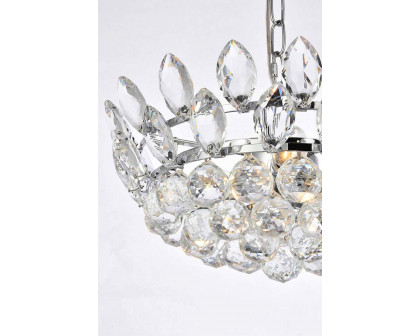 Elegant Pendant Light - Chrome, L 16" (1104D16C)