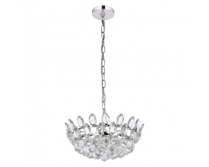 Elegant Pendant Light - Chrome, L 16" (1104D16C)