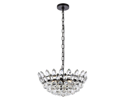 Elegant Pendant Light - Black, L 18" (1104D18BK)