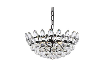 Elegant Pendant Light - Black, L 18" (1104D18BK)