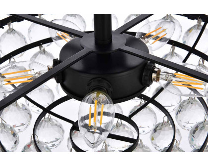 Elegant Pendant Light - Black, L 18" (1104D18BK)