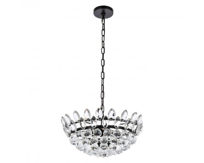 Elegant Pendant Light - Black, L 18" (1104D18BK)