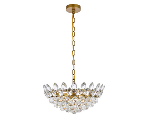 Elegant Pendant Light - Brass, L 18" (1104D18BR)