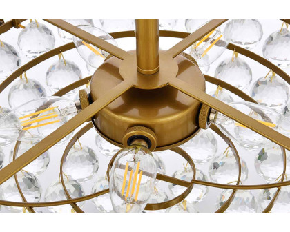 Elegant Pendant Light - Brass, L 18" (1104D18BR)